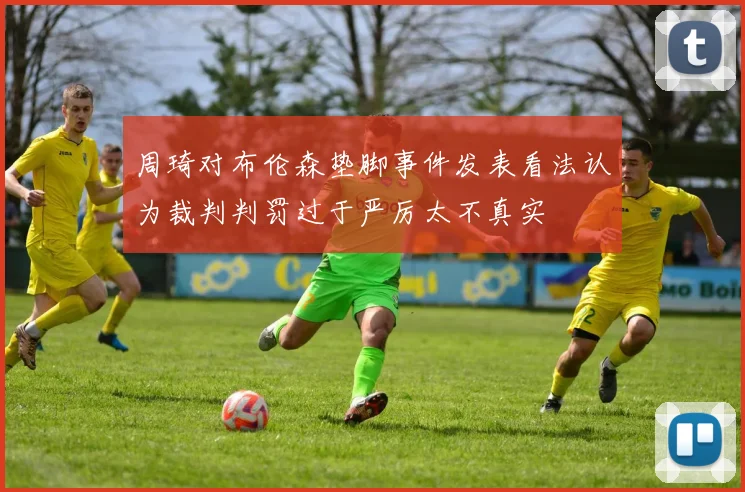 周琦对布伦森垫脚事件发表看法认为裁判判罚过于严厉太不真实